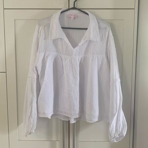 Pink Lily 100% Cotton Top